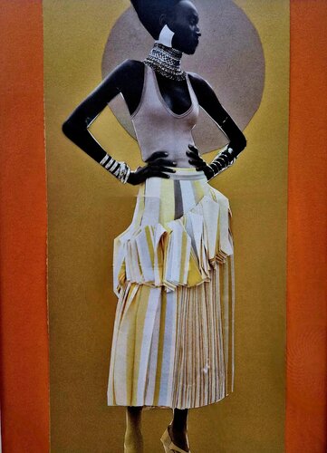African Woman Part One by Sarah Asante, 紙の作品 for Sale on Singulart