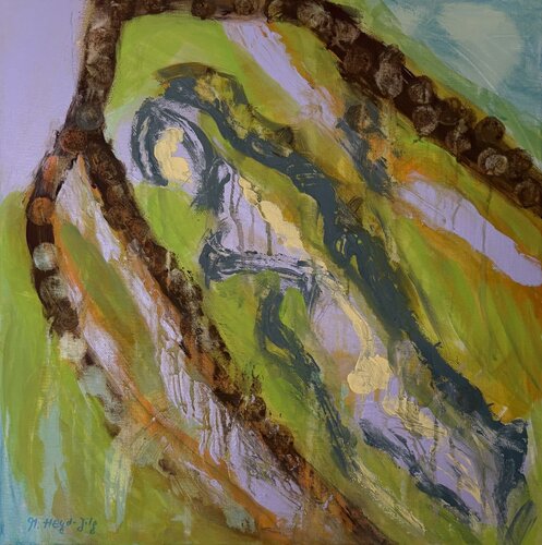 Two are Both - Part II van Martina Heyd-Jilg, Schilderij te koop op Singulart