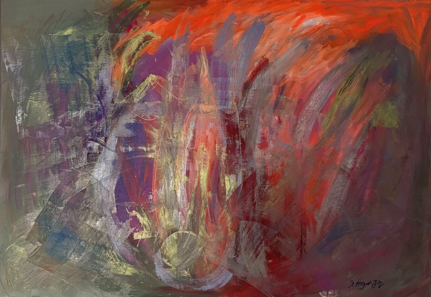 Touch of a butterfly Martina Heyd-Jilg Originalgemälde zu verkaufen