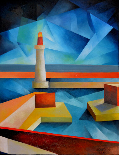 L'entrée du port de Sète von Jean Luc Portet, Malerei kaufen auf Singulart