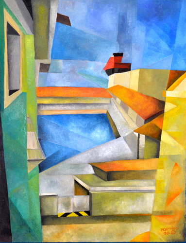 Douanes by Jean Luc Portet, Painting for Sale on Singulart