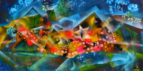 Abstract 2020 4 von Jean Luc Portet, Malerei kaufen auf Singulart