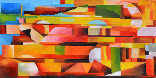 Mont St Clair 2 van Jean Luc Portet, Schilderij te koop op Singulart