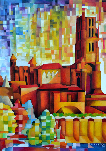 St Cécile I par Jean Luc Portet, Peinture en vente sur Singulart