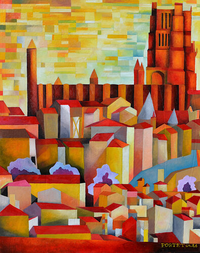 Sainte Cécile II par Jean Luc Portet, Peinture en vente sur Singulart