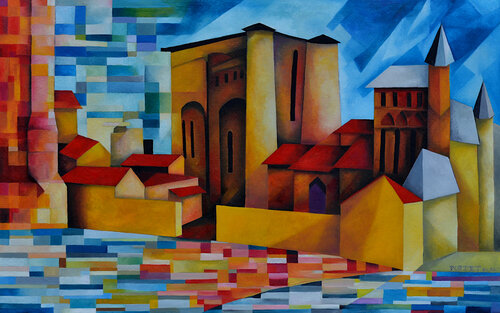 Le Palais de Berbie - Albi by Jean Luc Portet, Painting for Sale on Singulart