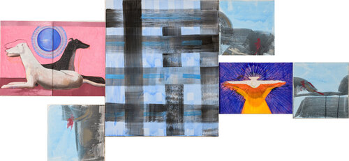 After Piero Polyptych Installation by alejandro goldberg, 絵画 for Sale on Singulart