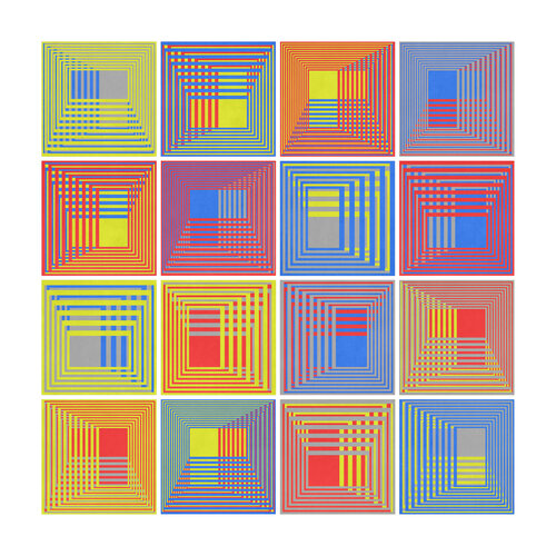 4X4 di Gerrit Meirman, Opera su carta in vendita su Singulart