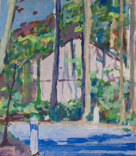 Kleine Sommerlandschaft von Hjalmar Thelen, Malerei kaufen auf Singulart