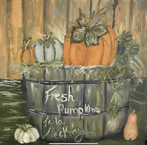 Pumpkin Patch van Tsila MacKay, Schilderij te koop op Singulart