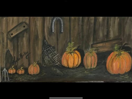 The Pumpkin Bunch di Tsila MacKay, Pittura in vendita su Singulart
