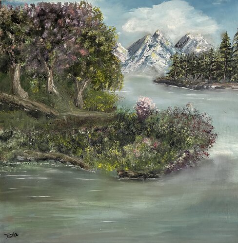 When Nature Just Flows By di Tsila MacKay, Pittura in vendita su Singulart