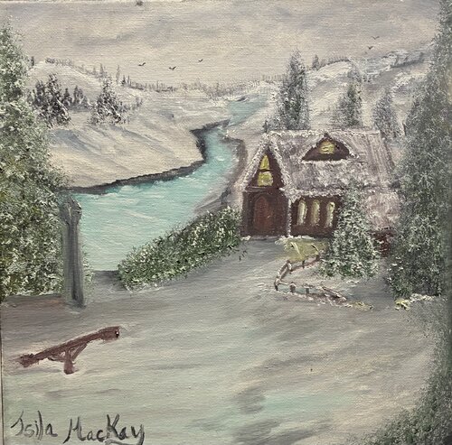 Walking In A Winter Wonderland von Tsila MacKay, Malerei kaufen auf Singulart