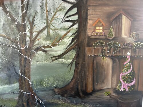 Come Home For Christmas di Tsila MacKay, Pittura in vendita su Singulart