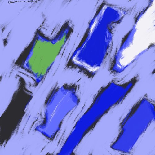 Perfect Seven #303_2025_Digital Painting_SW von Sherwin Wang, Digital kaufen auf Singulart