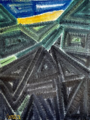 ONE METER SUNLIGHT van Sherwin Wang, Schilderij te koop op Singulart