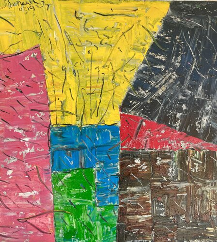 PERFECT SEVEN  / 14 - 03192023 van Sherwin Wang, Schilderij te koop op Singulart
