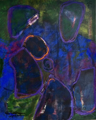 PERFECT SEVEN  / 2 - 03092023 van Sherwin Wang, Schilderij te koop op Singulart