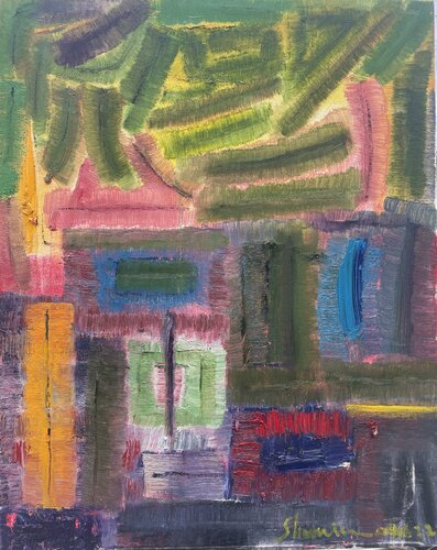THE CHINATOWN LATE SPRING by Sherwin Wang, 회화 for Sale on Singulart
