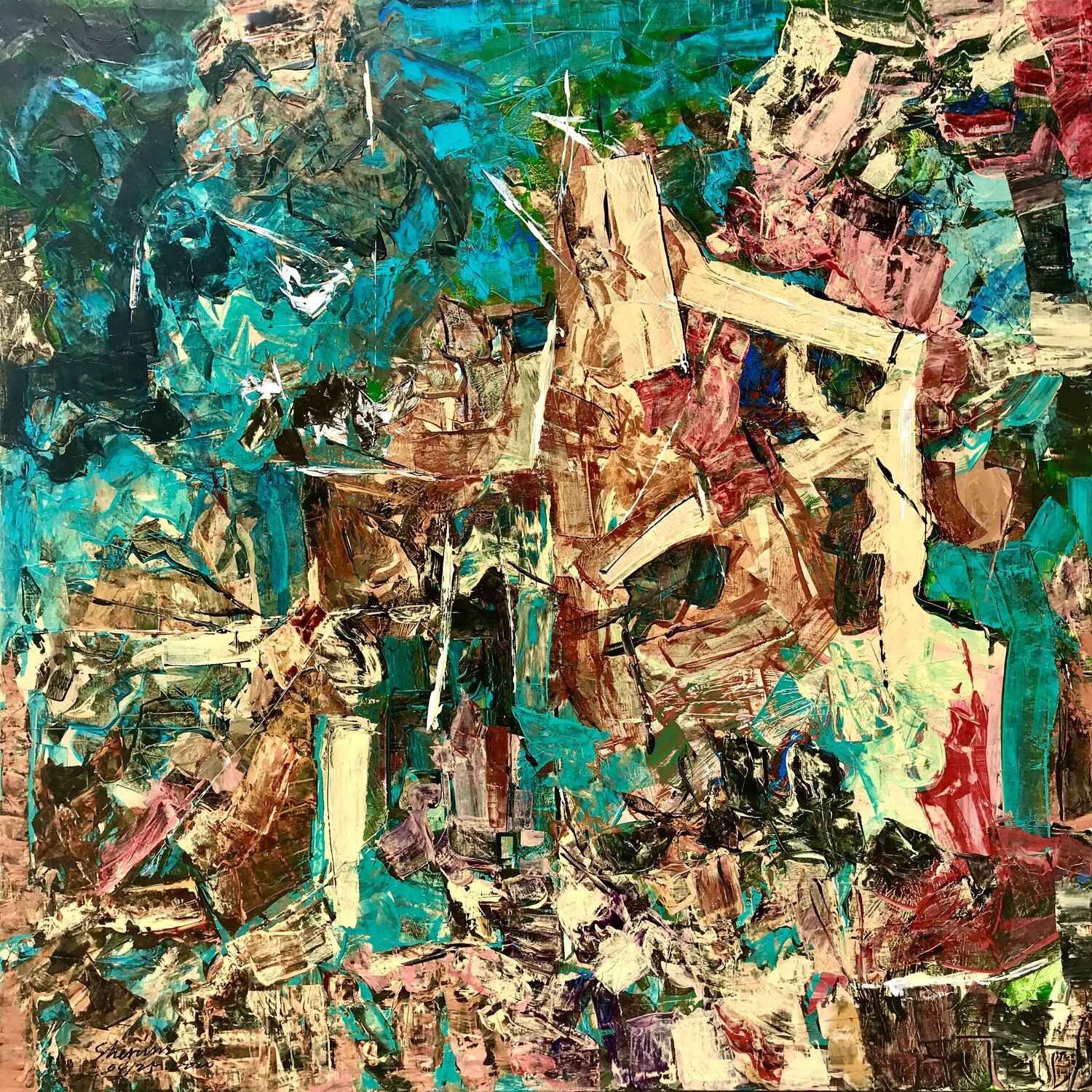 Frame and Field — Shorebreak Palimpsest Sherwin Wang