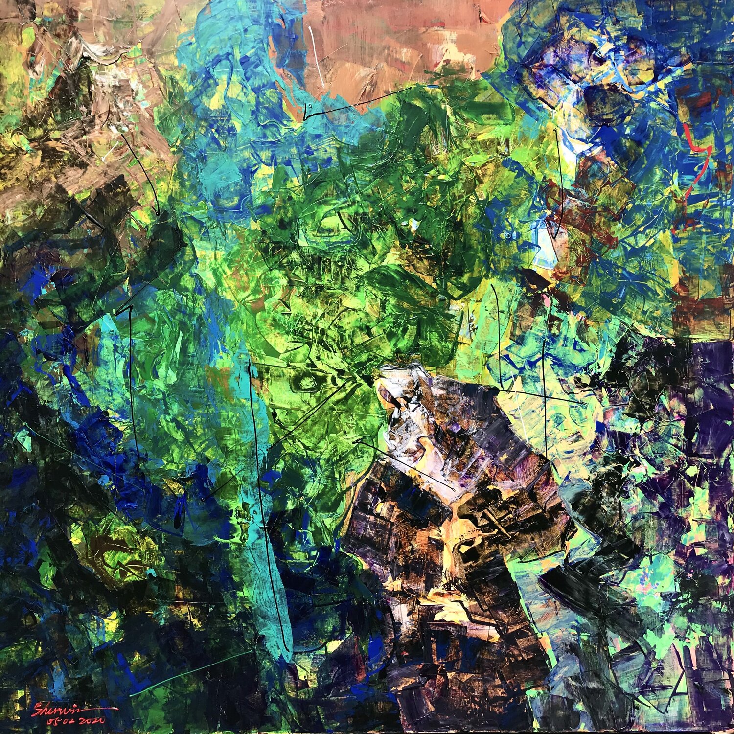 Frame and Field — Kelp Lightwell Sherwin Wang