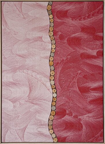 Sunset Timelapse ~Ephemerality~/ KIMONO Upcycled van Lena Okamoto (Sukhoveeva), Textiel te koop op Singulart