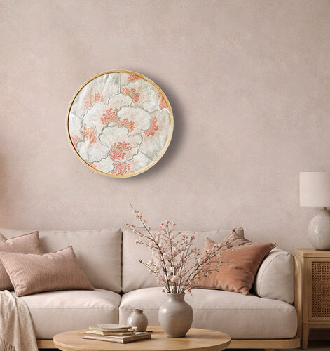 Sakura ~Ephemerality~/ KIMONO Upcycled von Lena Okamoto (Sukhoveeva), Textil kaufen auf Singulart