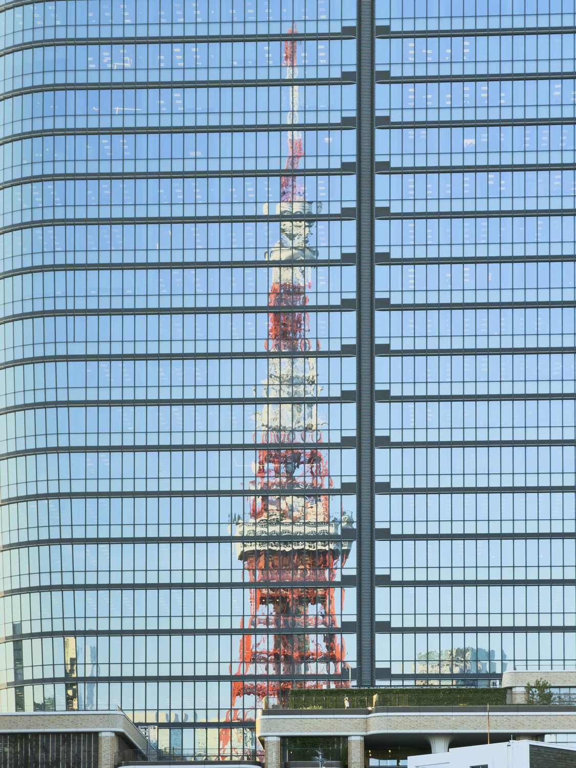Tokyo Tower Rippling on a Building Yuya Kogoh