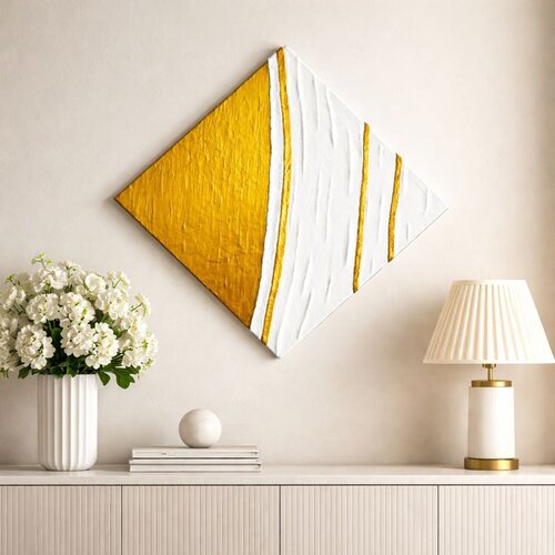 Strato di Luce l– White and Gold Textured Abstract von ANTONINO GERACI, Malerei kaufen auf Singulart