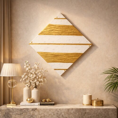 Strato di Luce III – White and Gold Textured Abstract von ANTONINO GERACI, Andere Medien kaufen auf Singulart