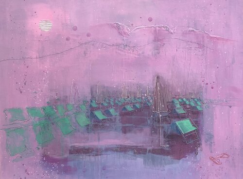 Trapped waves par Marianne Constance, Peinture en vente sur Singulart