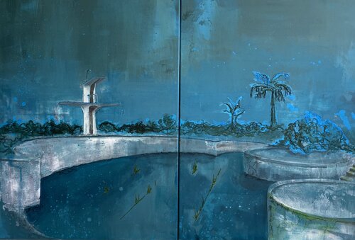 Immersed di Marianne Constance, Pittura in vendita su Singulart