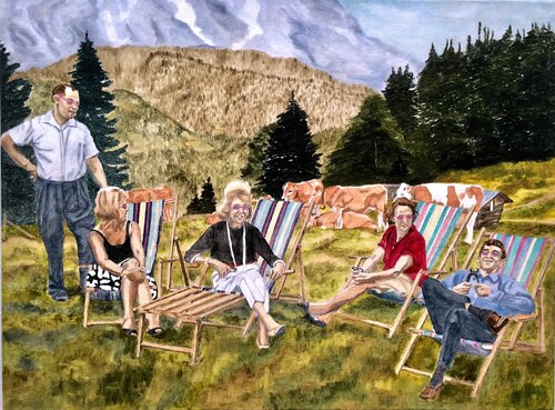 Looking at the bright side of life. von Debora Missoorten, Malerei kaufen auf Singulart