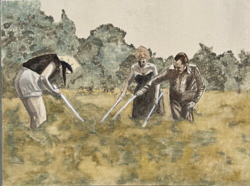 Looking For Happiness? von Debora Missoorten, Malerei kaufen auf Singulart