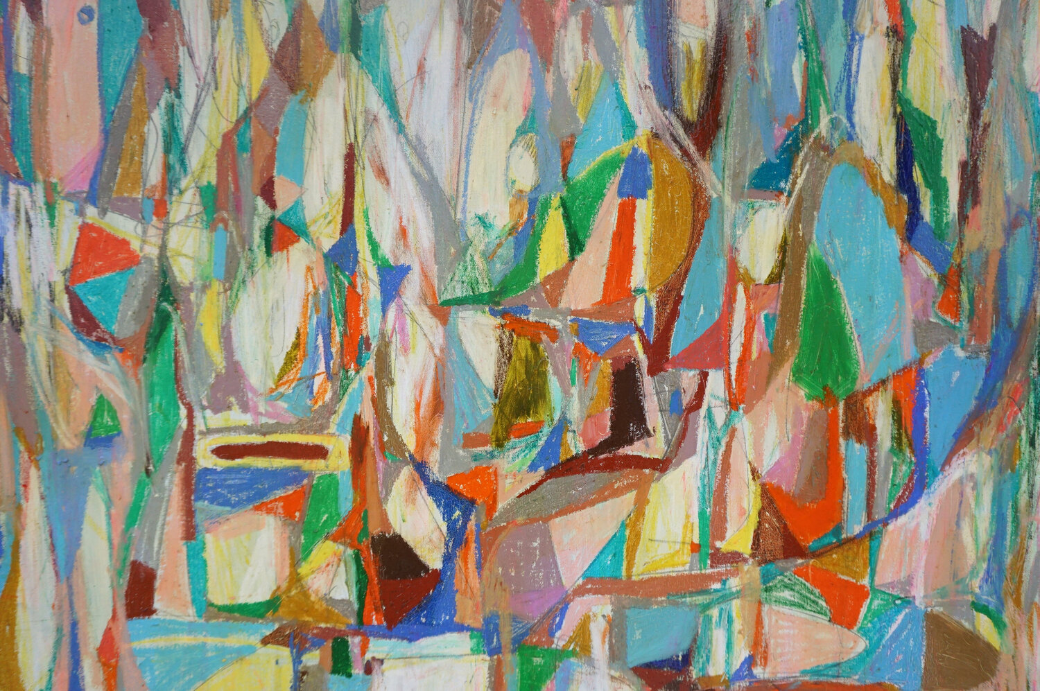 Oil pastel/オイルパステル/パステル画/原画/風景画/A4/一点物