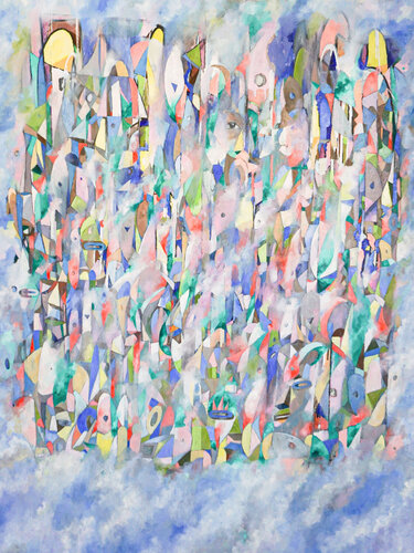 Sky Window di ARTHUR DE LAFORCADE, Pittura in vendita su Singulart