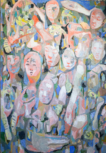 Des Tigres et des Hommes di ARTHUR DE LAFORCADE, Pittura in vendita su Singulart