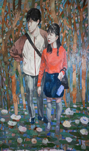 Water Walks With Me di ARTHUR DE LAFORCADE, Pittura in vendita su Singulart