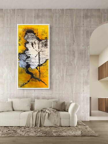 Sunset in the town de Sylvia Wong, Obra en papel a la venta en Singulart