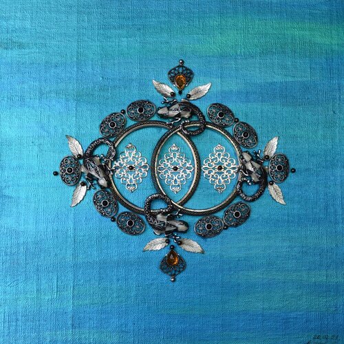 Silver Sea di Alla Mykolayska, Altri media in vendita su Singulart