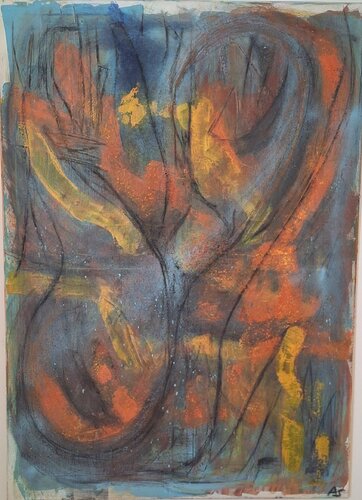 Leylines in Cornwall by Astrid Sapion, 회화 for Sale on Singulart