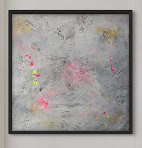 „Sparks in Space“ van Karolin Brünink, Schilderij te koop op Singulart