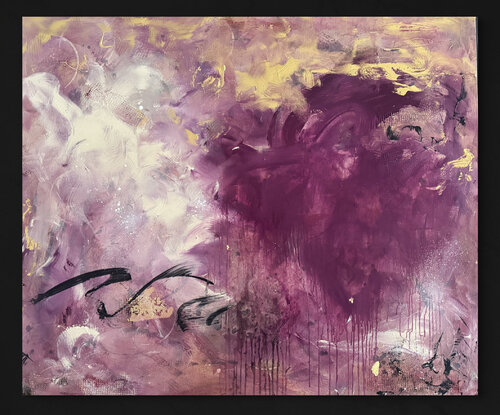 Acrylgemälde „ Aurelia“ 120 x 100 cm de Karolin Brünink, Pintura a la venta en Singulart