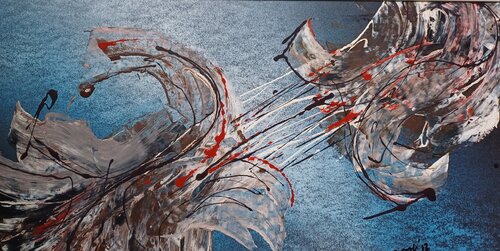 Blue Bridge de Zoran Baresic, Pintura a la venta en Singulart