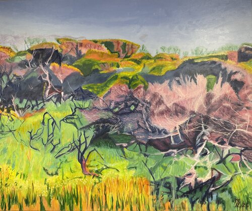 Timeless Terrain #2 by Ah Min Leong, Painting for Sale on Singulart