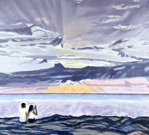 Companions in Wonder by Ah Min Leong, Painting for Sale on Singulart