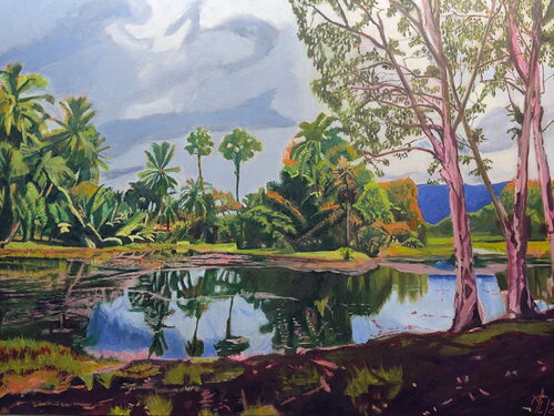 Cairns Botanic Gardens by Ah Min Leong, 絵画 for Sale on Singulart