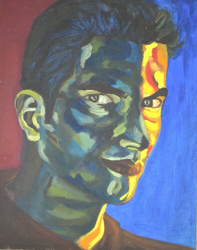 Duality - Oil on Canvas (c) 1999 von Jorge Moran, Malerei kaufen auf Singulart