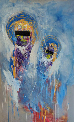 El sufrimiento de la virgen van Ian Mont, Schilderij te koop op Singulart