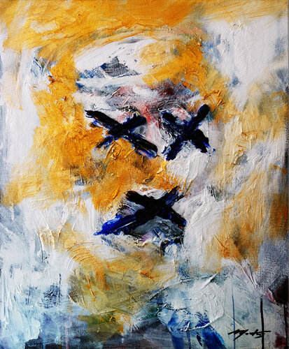 Cabeza de santo V van Ian Mont, Schilderij te koop op Singulart